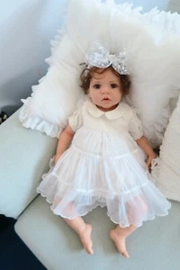 Hildegard Günzel Babypuppe (liegend) "Marei" in sehr gutem Zustand - Bild 1 von 5