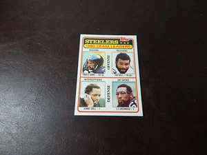 Topps - Football Steelers - 1980 Team Leaders: Harris, Bell, Shell, Greenwood - Bild 1 von 1