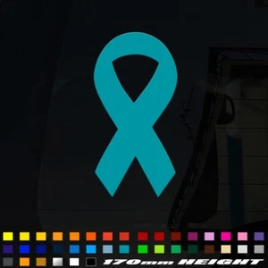 Ovarian Cancer Cancer Ribbon Sticker Cancer Awareness Window Bumper Vinyl Decal - Picture 1 of 2