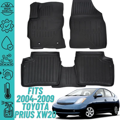 Juego de alfombrillas 3D para Toyota Prius 2004-2009 (XW20) ajuste personalizado para todo tipo de clima Foto 1 de 4