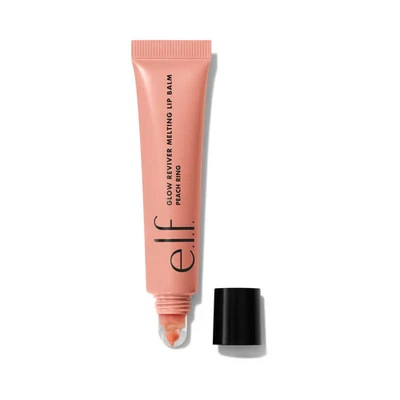e.l.f. Cosmetics Glow Reviver Bálsamo labial derretido anillo melocotón beige melocotón 0,52 oz Foto 1 de 4