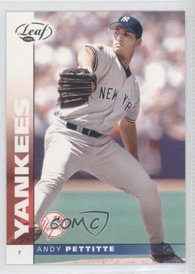 2002 Leaf Sample Silver Andy Pettitte #88 - Image 1 of 2