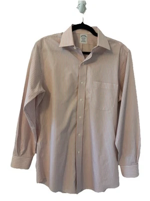Brooks Brothers 1818 Men’s Long Sleeve Stripe, Button, Non Iron 15-32 - Image 1 of 4