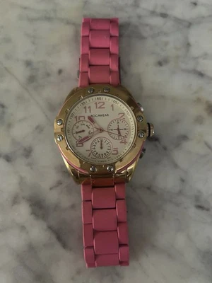 Rocawear Men's Pink Stainless Steel Quartz Watch New Battery - Image 1 of 4
