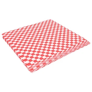 100 PCS checkered cesta de delicatessen embalaje intermedio de alimentos 9262 - Imagen 1 de 8
