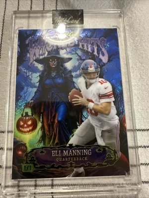 Eli Manning 1/1 2025 Wild Card Wicked Hits New York Giants 🔥🔥 - Image 1 of 3