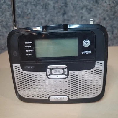 Radio Shack Same NOAA Hazard Alert Weather Radio 12-262 LED Clock  - Image 1 of 4