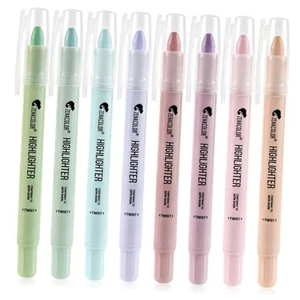 Bible Highlighters No Bleed - Pack of 10 Soft Wax Gel Highlighters - Pastel - Picture 1 of 7