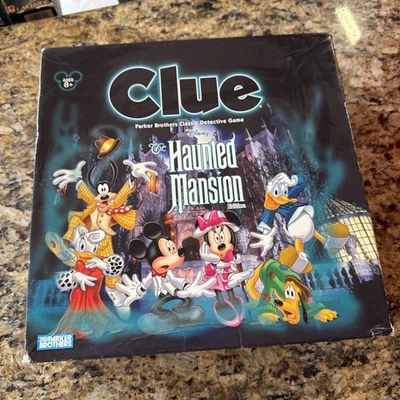Disney The Haunted Mansion Edition Clue Board Game MISSING PIECES FOR PARTS - Image 1 of 4