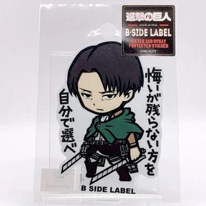 Levi Attack On Titan × B-side Label Sticker Japan Anime Manga New Rare F/S - Picture 1 of 8