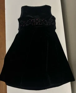 American Girl of Today Starry Night Black Velvet Dress Excellent Condition - Picture 1 of 3