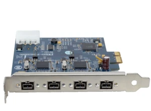 Carte d'extension PCIe FireWire 1394a 5 ports contrôleur IEEE 1394 FWBX2-PCIE1XE220 - Photo 1/5