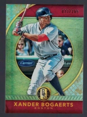 Xander Bogaerts 2017 Panini Gold Standard Baseball #19 Gold Parallel 33/269 SP - Image 1 of 2