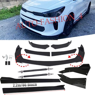 Front Bumper Lip /Side Skirt/ Strut Rods Rear Lip  For Kia Rio 2006-2022 - Изображение 1 из 4