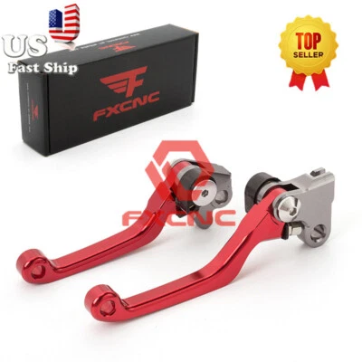 EE. UU. Para Husqvarna RR/RS 4T 08-11 Pivote Freno Embrague Palanca Rojo Motorcorss Bicicleta Foto 1 de 4