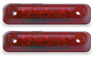 2 x JOKON S24-2 RED LED REAR MARKER LAMPS LIGHTS ADRIA CORAL BESSACARR MOTORHOME - Picture 1 of 3