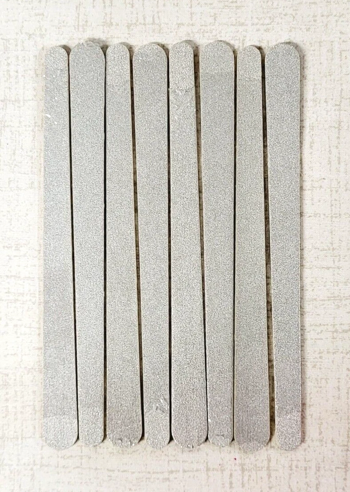 8 превосходных напильников для ногтей Emery Boards 6 дюймов серые БЕЗ КОРОБКИ!!! - Изображение 1 из 1