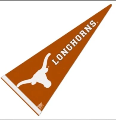 BANDERÍN TEXAS LONGHORNS CALIDAD PREMIUM 12"X30" BANNER UNIVERSITARIO Foto 1 de 4