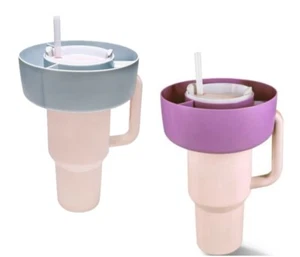 2 Bullseye's Playground™ blau & lila Becher Snackschalen (neu) - Bild 1 von 7