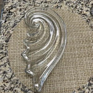 Vintage Mikasa "Shell Wave" Crystal Serving / Candy Dish - Picture 1 of 5