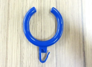 Normbau Nylon-Line Duschvorhangringe dunkelblau 65 mm offen 18 Stück = VE - Bild 1 von 3