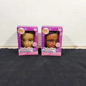 Lot of 2 Girls Fashion Doll Styling Head With Comb Hair Brush New - Picture 1 of 15