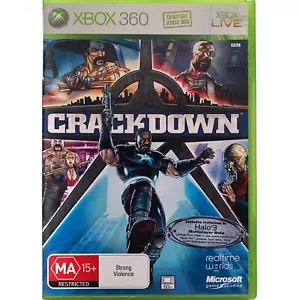 CRACKDOWN XBOX 360 Microsoft COMPLETE w/ Manual Havok RenderWare 2006 PAL - Picture 1 of 7