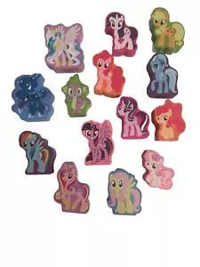 Hasbro- Lil Advents - My Little Pony 2x1 inch set of 14 Wooden figures - Picture 1 of 6