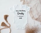 Happy 30th Birthday Daddy Baby Vest, Birthday Dad Bodysuit, Mum Baby Vest