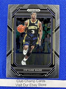 2023 #99 Dwayne Wade Panini Prizm Draft Picks marquette de baloncesto - Imagen 1 de 2
