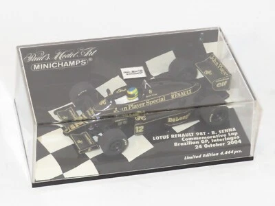 1/43 Lotus Renault 98T  JPS  Brazilian GP 2004 Commemorative Lap - Bruno Senna - Image 1 of 2