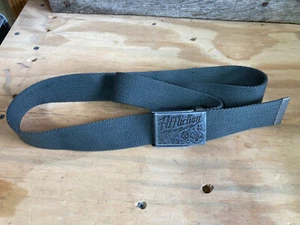 Affliction Belt - Canvas - Dark Grey - 45" Long - Bottle Opener Buckle - Picture 1 of 4