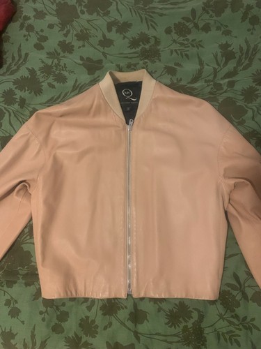 ALEXANDER MCQUEEN GIACCA BOMBER IN PELLE ALEXANDER MCCHEEN TAGLIA IT 38