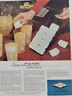 1942 Dow Chemical Company Fortune WW2 Print Ad Q1 Frozen in Plastic Ice Cubes