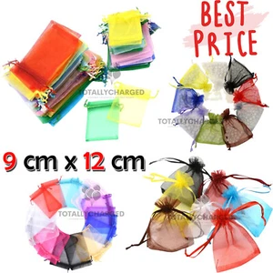 25 y 50 Bolsos de Organza Boda Fiesta Favor Regalo Caramelos Joyería Bolsa Grande Pequeña - Imagen 1 de 6