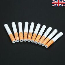 10pcs 55mm Cigarette Shape Metal Herb Tobacco Pipe Smoking Accessories