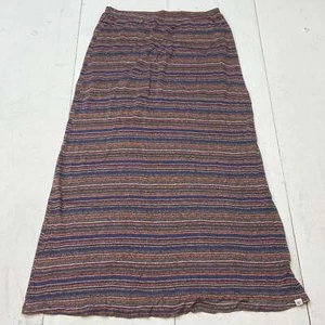 Element Multicolor Long Knit Skirt With Short Liner Underneath Women Size L NEW - Picture 1 of 7