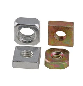 Tuercas cuadradas de acero al carbono M3 M4 M5 M6 M8  - Imagen 1 de 6