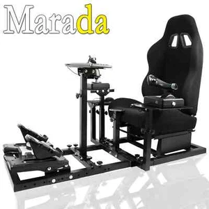Marada Flugsimulation Cockpit Racing Wheel Holder Adecuado para Logitech - Picture 1 of 26