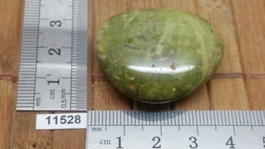 UNAKITE pierre plate mineraux lithotherapie reiki collection esoterisme massage - Picture 1 of 2