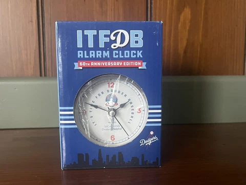 NEW LOS ANGELES DODGERS ITFDB It’s Time For Dodger Baseball Alarm Clock Sga 4/18 Cover