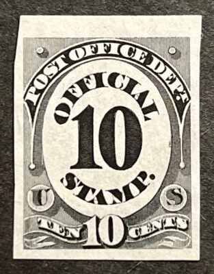 Travelstamps: US Stamps Sc #O51P3 Post Office Dept Official Proof on India Paper - Image 1 of 4