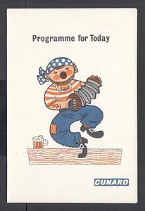 CUNARD RMS CARINTHIA MAY 18 1965 PROGRAMME OF EVENTS 5" x 7.5" - Picture 1 of 2