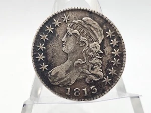 1813 Capped Bust Half Dollar ** BESSERE QUALITÄT UNGLAUBLICHER AUGENREIZ ** - Bild 1 von 4