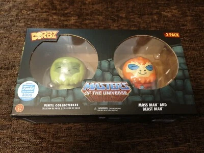 Paquete de 2 Funko Dorbz MOTU Flocked Moss Man/Beast Man 3000 PIEZAS Foto 1 de 4