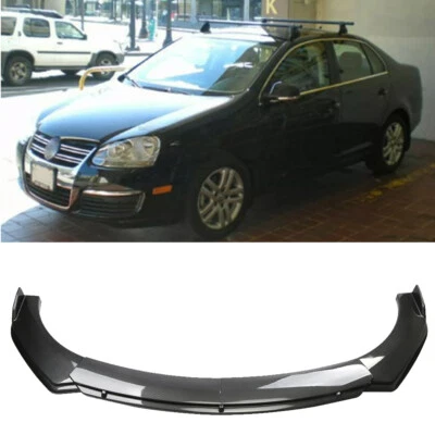 For VW Volkswagen Jetta Carbon Front Bumper Chin Lip Body Kit  Spoiler Splitter Foto 1 de 4