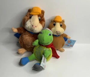 Nickelodeon Fisher Price Wonder Pets Plush Set 0f 3 Tuck Linny Plush Animals - Picture 1 of 6