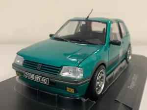 Norev Peugeot 205 GTI 1.9L "Claw" 1990 Metallic Green 1/18 184850 0722 30 - Picture 1 of 5