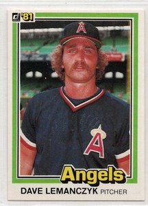 1981 Donruss Baseball Card #292 Dave Lemanczyk-Angels