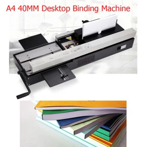 A4 Glue Binding Machine Hot Melt Glue particles Wireless Glue Binding Machine - Picture 1 of 12